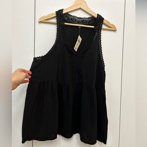 LUCKY BRAND HALTER BLOUSE